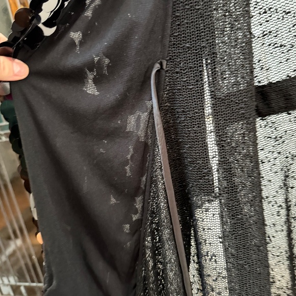 Vintage Alberto Makali  sheer elegant sequinned Cardigan - Picture 10 of 12